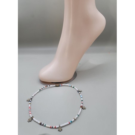 Handmade Beaded Anklet – Minimalist Summer Jewelry | Atelier d’Assi