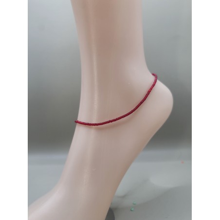 Handmade Beaded Anklet – Minimalist Summer Jewelry | Atelier d’Assi