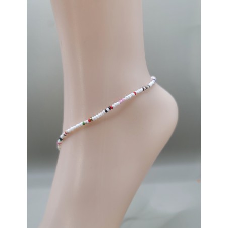 Handmade Beaded Anklet – Minimalist Summer Jewelry | Atelier d’Assi