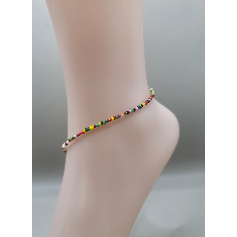Handmade Beaded Anklet – Minimalist Summer Jewelry | Atelier d’Assi