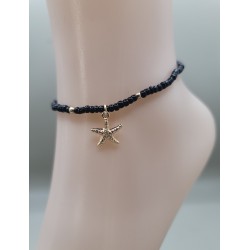 Chevillière chic artisanale en perles – Bijou de cheville été | Atelier d’Assi