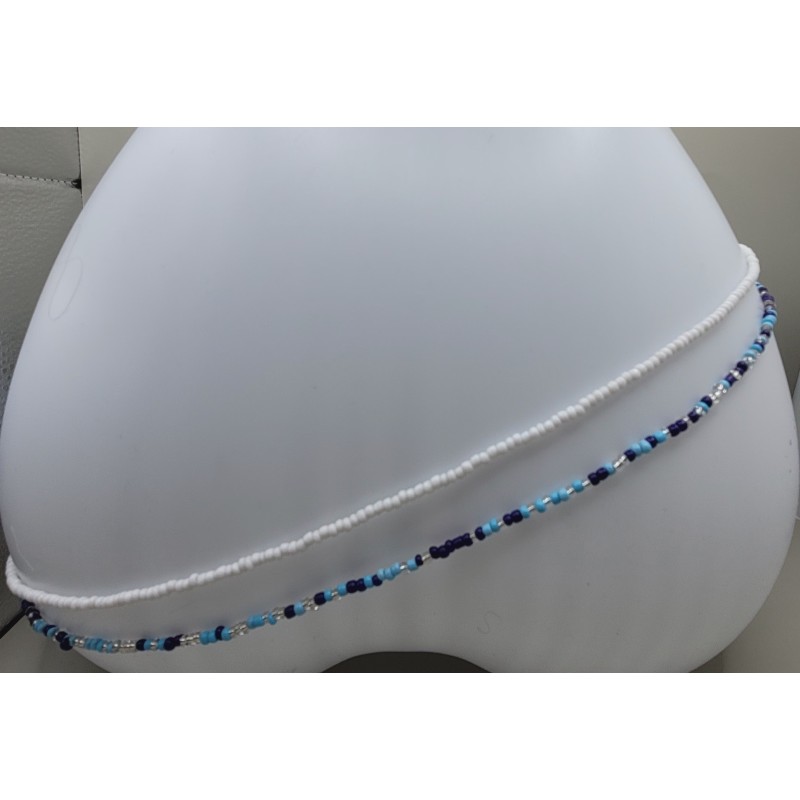 Chaîne de taille artisanale en perles – Bijou de corps bohème | Atelier d’Assi