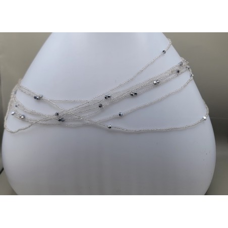 Chaîne de taille artisanale en perles – Bijou de corps bohème | Atelier d’Assi