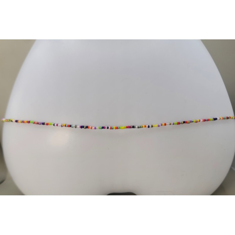 Chaîne de taille artisanale en perles – Bijou de corps bohème | Atelier d’Assi