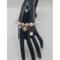 Bracelet fantaisie en perles – Cristaux & charms raffinés | Bijoux tendance femme