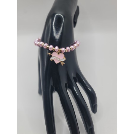 Bracelet fantaisie en perles – Cristaux & charms raffinés | Bijoux tendance femme