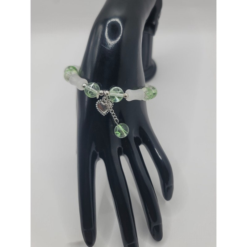 Bracelet fantaisie en perles – Cristaux & charms raffinés | Bijoux tendance femme