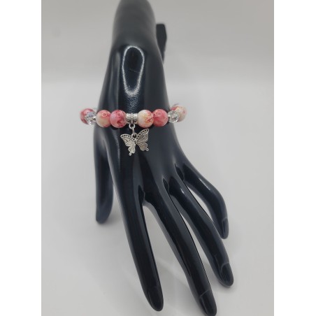 Bracelet fantaisie en perles – Cristaux & charms raffinés | Bijoux tendance femme