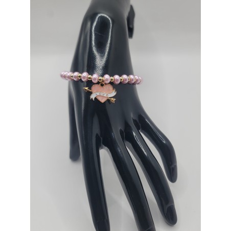 Bracelet fantaisie en perles – Cristaux & charms raffinés | Bijoux tendance femme
