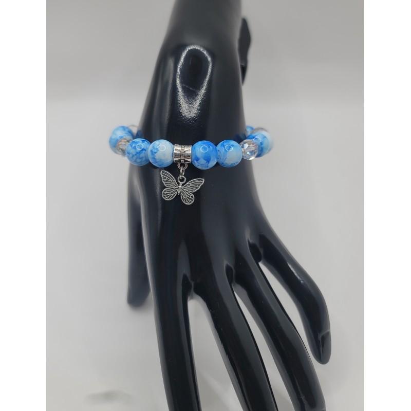 Bracelet fantaisie en perles – Cristaux & charms raffinés | Bijoux tendance femme