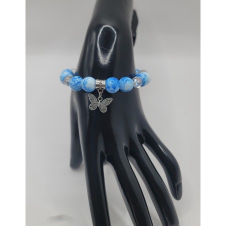 Bracelet fantaisie en perles – Cristaux & charms raffinés | Bijoux tendance femme