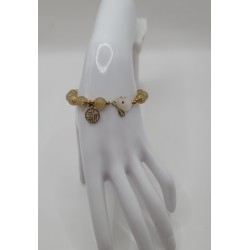 Bracelet fantaisie en perles – Cristaux & charms raffinés | Bijoux tendance femme