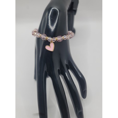 Bracelet fantaisie en perles – Cristaux & charms raffinés | Bijoux tendance femme