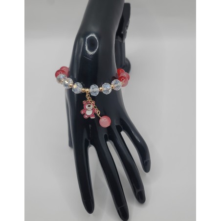 Bracelet fantaisie en perles – Cristaux & charms raffinés | Bijoux tendance femme
