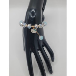 Bracelet fantaisie en perles – Cristaux & charms raffinés | Bijoux tendance femme