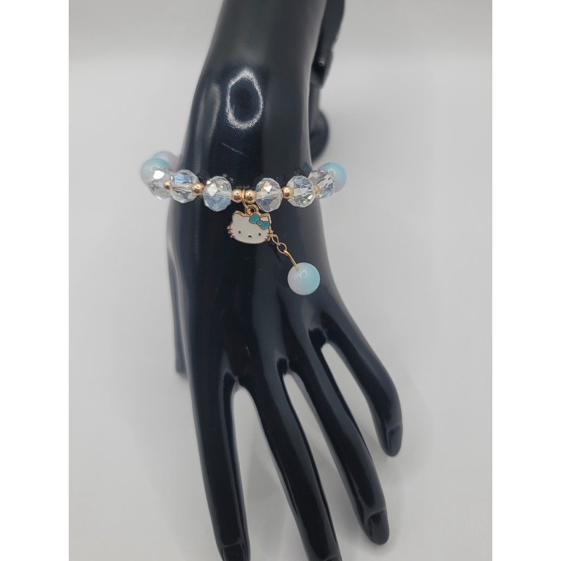 Bracelet fantaisie en perles – Cristaux & charms raffinés | Bijoux tendance femme