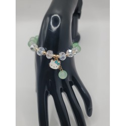 Bracelet fantaisie en perles – Cristaux & charms raffinés | Bijoux tendance femme