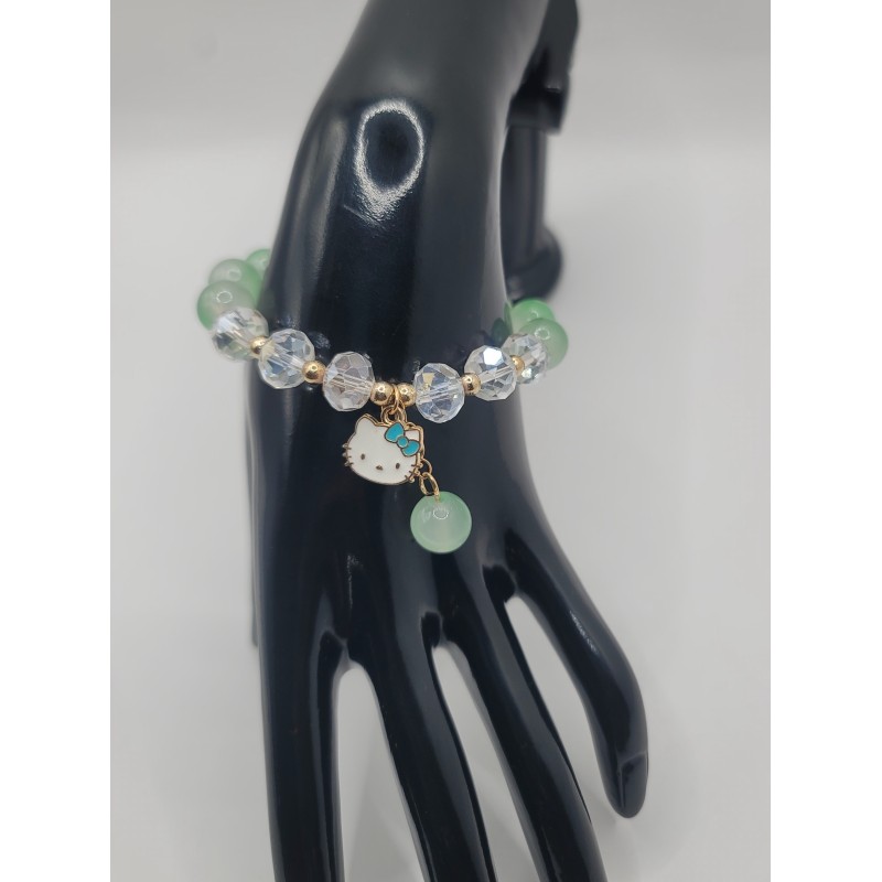 Bracelet fantaisie en perles – Cristaux & charms raffinés | Bijoux tendance femme