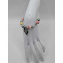 Bracelet fantaisie en perles – Cristaux & charms raffinés | Bijoux tendance femme