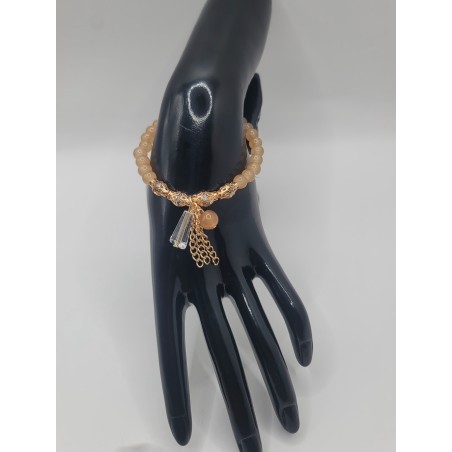 Bracelet fantaisie en perles – Cristaux & charms raffinés | Bijoux tendance femme