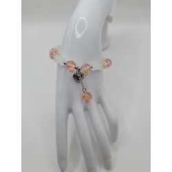 Bracelet fantaisie en perles – Cristaux & charms raffinés | Bijoux tendance femme