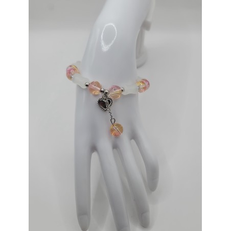 Bracelet fantaisie en perles – Cristaux & charms raffinés | Bijoux tendance femme