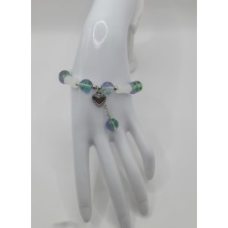 Bracelet fantaisie en perles – Cristaux & charms raffinés | Bijoux tendance femme