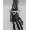 Bracelet fantaisie en perles – Cristaux & charms raffinés | Bijoux tendance femme