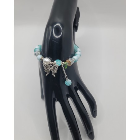 Bracelet fantaisie en perles – Cristaux & charms raffinés | Bijoux tendance femme