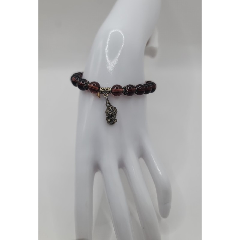 Bracelet fantaisie en perles – Cristaux & charms raffinés | Bijoux tendance femme