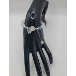 Bracelet fantaisie en perles – Cristaux & charms raffinés | Bijoux tendance femme