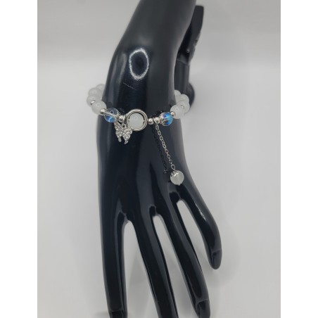 Bracelet fantaisie en perles – Cristaux & charms raffinés | Bijoux tendance femme