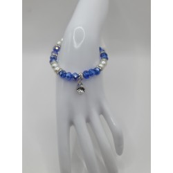 Bracelet fantaisie en perles – Cristaux & charms raffinés | Bijoux tendance femme