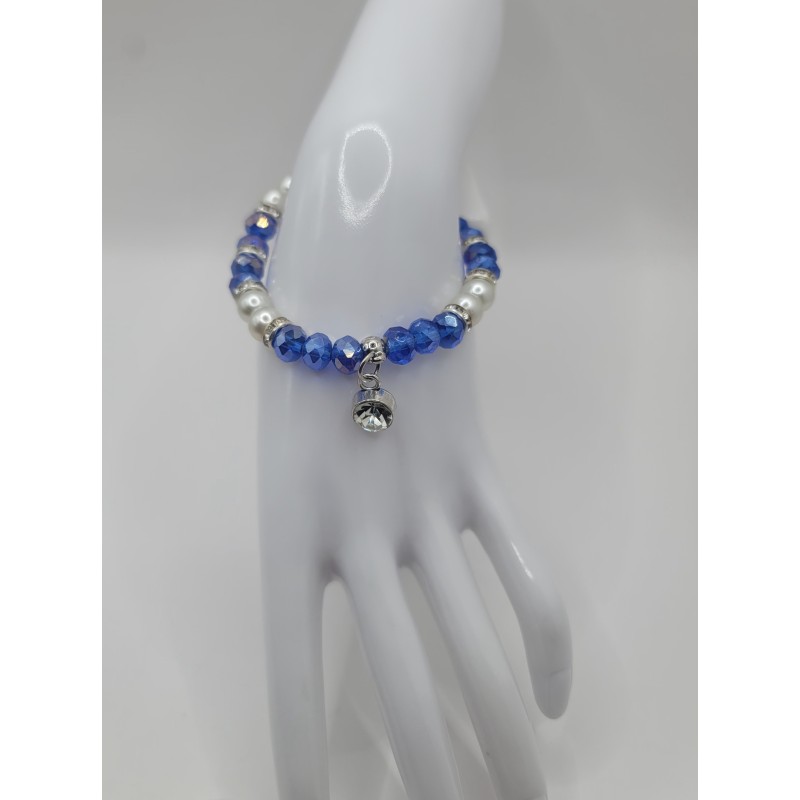 Bracelet fantaisie en perles – Cristaux & charms raffinés | Bijoux tendance femme