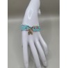 Bracelet multi-rangs en perles – Charms arbre de vie & feuilles | Bijoux femme tendance