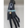 Bracelet multi-rangs en perles – Charms arbre de vie & feuilles | Bijoux femme tendance
