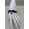 Bracelet multi-rangs en perles – Charms arbre de vie & feuilles | Bijoux femme tendance