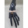 Bracelet multi-rangs en perles – Charms arbre de vie & feuilles | Bijoux femme tendance