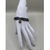 Bracelet multi-rangs en perles – Charms arbre de vie & feuilles | Bijoux femme tendance