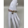 Bracelet multi-rangs en perles – Charms arbre de vie & feuilles | Bijoux femme tendance