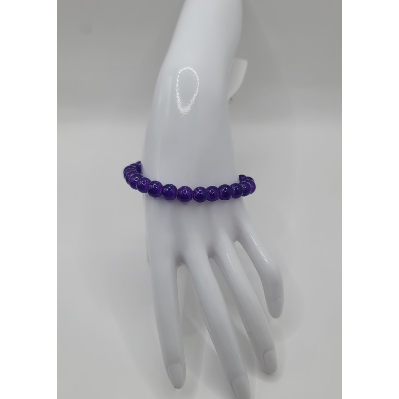 Elegant Elastic Beaded Bracelet – Crystals & Color Stones | Trendy Women’s Jewelry