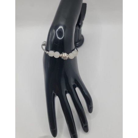 Elegant Elastic Beaded Bracelet – Crystals & Color Stones | Trendy Women’s Jewelry