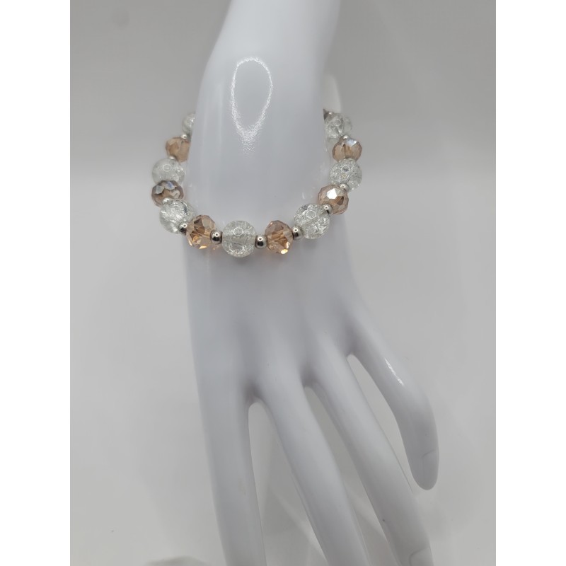 Bracelet élastique élégant – Perles, cristaux & pierres | Bijoux tendance femme
