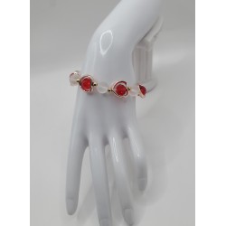 Elegant Elastic Beaded Bracelet – Crystals & Color Stones | Trendy Women’s Jewelry