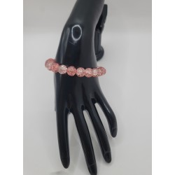 Elegant Elastic Beaded Bracelet – Crystals & Color Stones | Trendy Women’s Jewelry