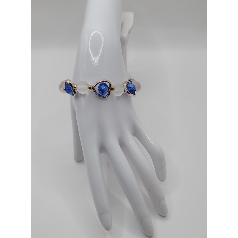 Bracelet élastique élégant – Perles, cristaux & pierres | Bijoux tendance femme