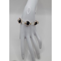 Elegant Elastic Beaded Bracelet – Crystals & Color Stones | Trendy Women’s Jewelry