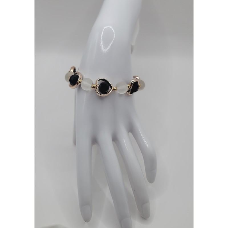 Bracelet élastique élégant – Perles, cristaux & pierres | Bijoux tendance femme