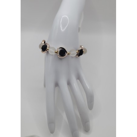 Bracelet élastique élégant – Perles, cristaux & pierres | Bijoux tendance femme