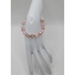 Elegant Elastic Beaded Bracelet – Crystals & Color Stones | Trendy Women’s Jewelry